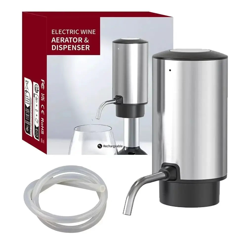 Rechargeable Electric Wine Aerator Dispenser Automatic Wine Decanter Intelligent Electric Wine Dispenser Party Kitchen Tool Gift from PriceLows™
