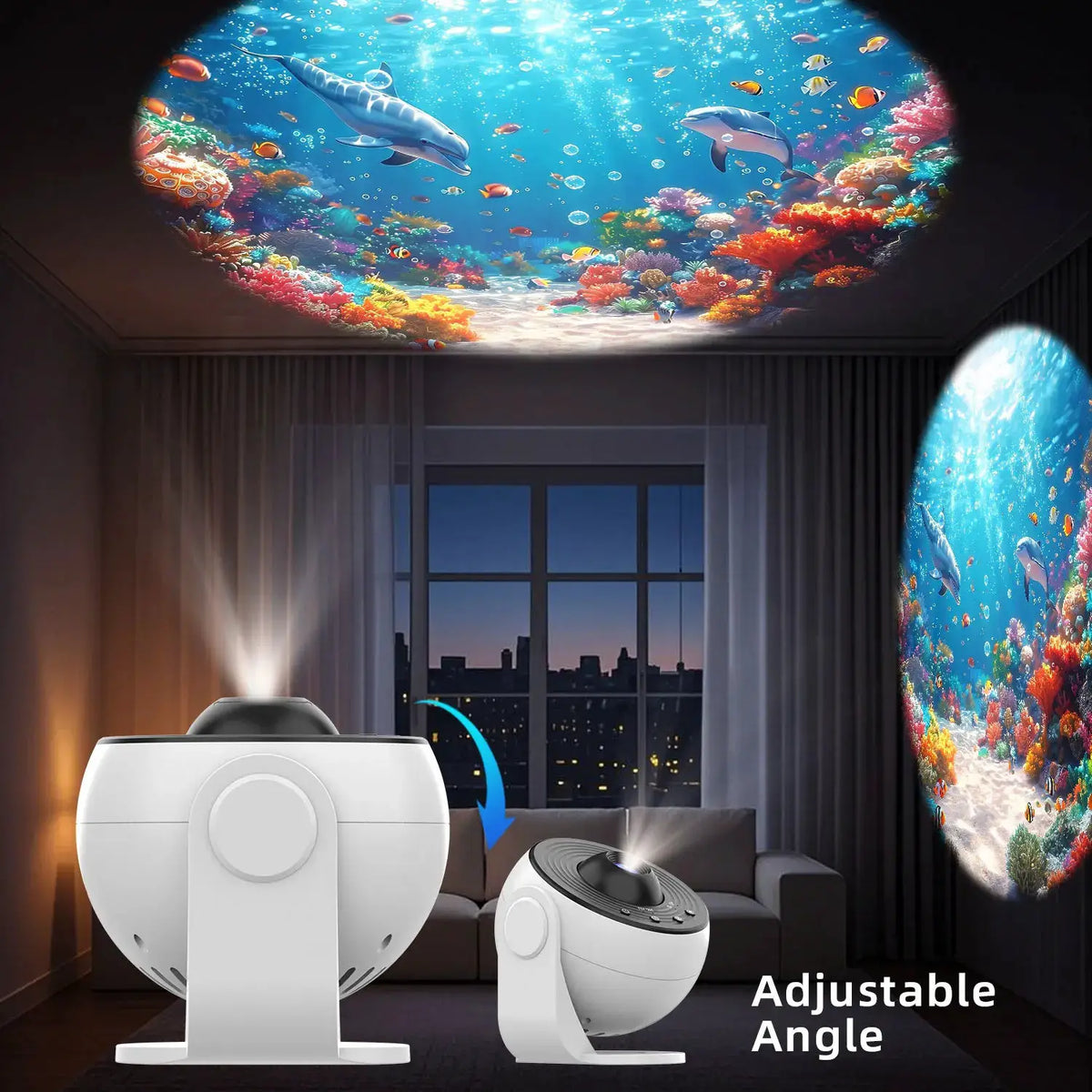 Galaxy Projector | LED Night Light | 25 Patterns | Remote Control