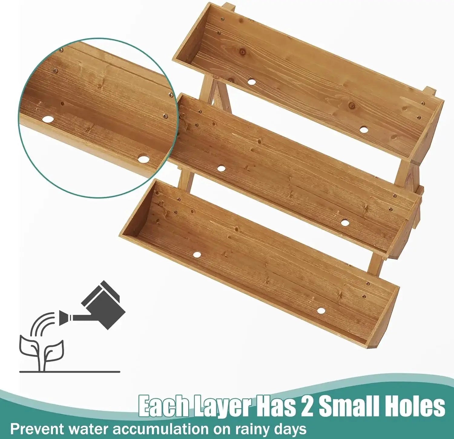 Raised Garden Bed, 3 Tier Vertical Garden Planter for Indoor & Outdoor, Raised Planter Box with Legs from PriceLows™