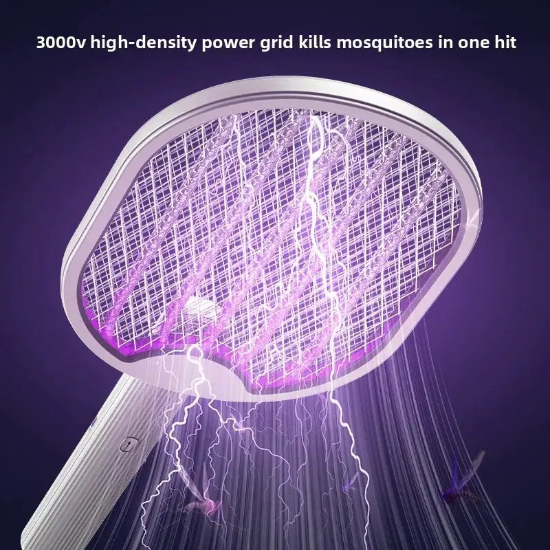 Foldable Electric Mosquito Swatter Mosquito Killer with UV Light USB Rechargeable Electric Bug Zapper Fly Bat Insect Swatter from PriceLows™