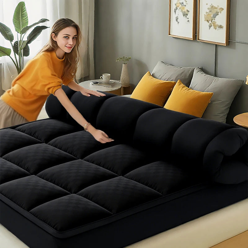 Mattress Topper Cover | 1000Gsm Cooling | Fitted 8-21 Deep Pocket | Washable