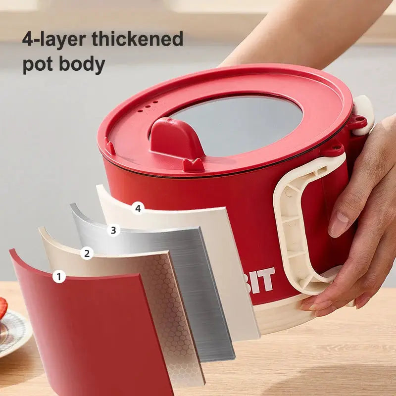 Electric Cooking Pot | 750W | 7 Programs | Compact Dormitory Size