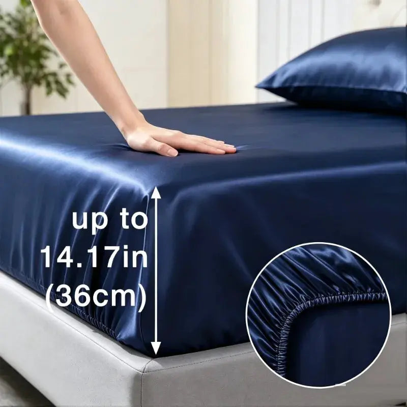 Satin Bedding Set | Tencel Fabric | Smooth Washed | 4 Piece Set