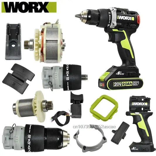 Orginal new Switch Driver motor reducer casing toothed wheel shell chuck parts for WORX WU193 Electric screwdriver from PriceLows™