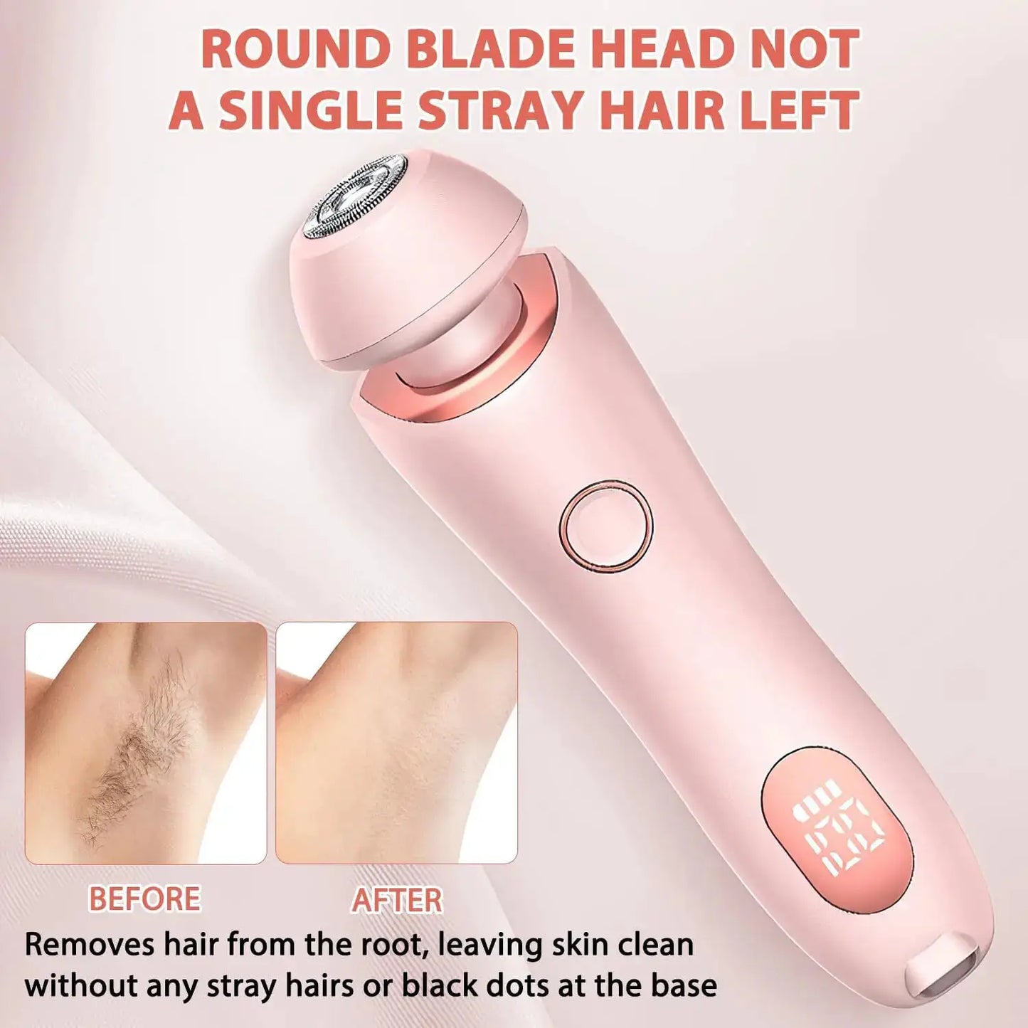 Vimyshow Electric Ladies Shaver | Waterproof 2 In 1 Trimmer | 60 Min Battery Life