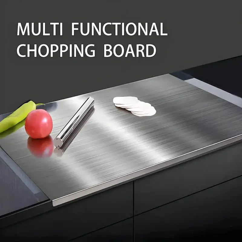 Folding Stainless Steel Cutting Board | Heavy Duty | Rust Free | Kitchen BBQ