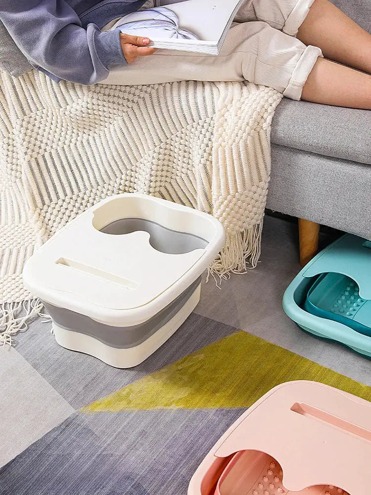 Foldable Foot Bath Bucket | Spacious Soaking Basin | 43cm Size