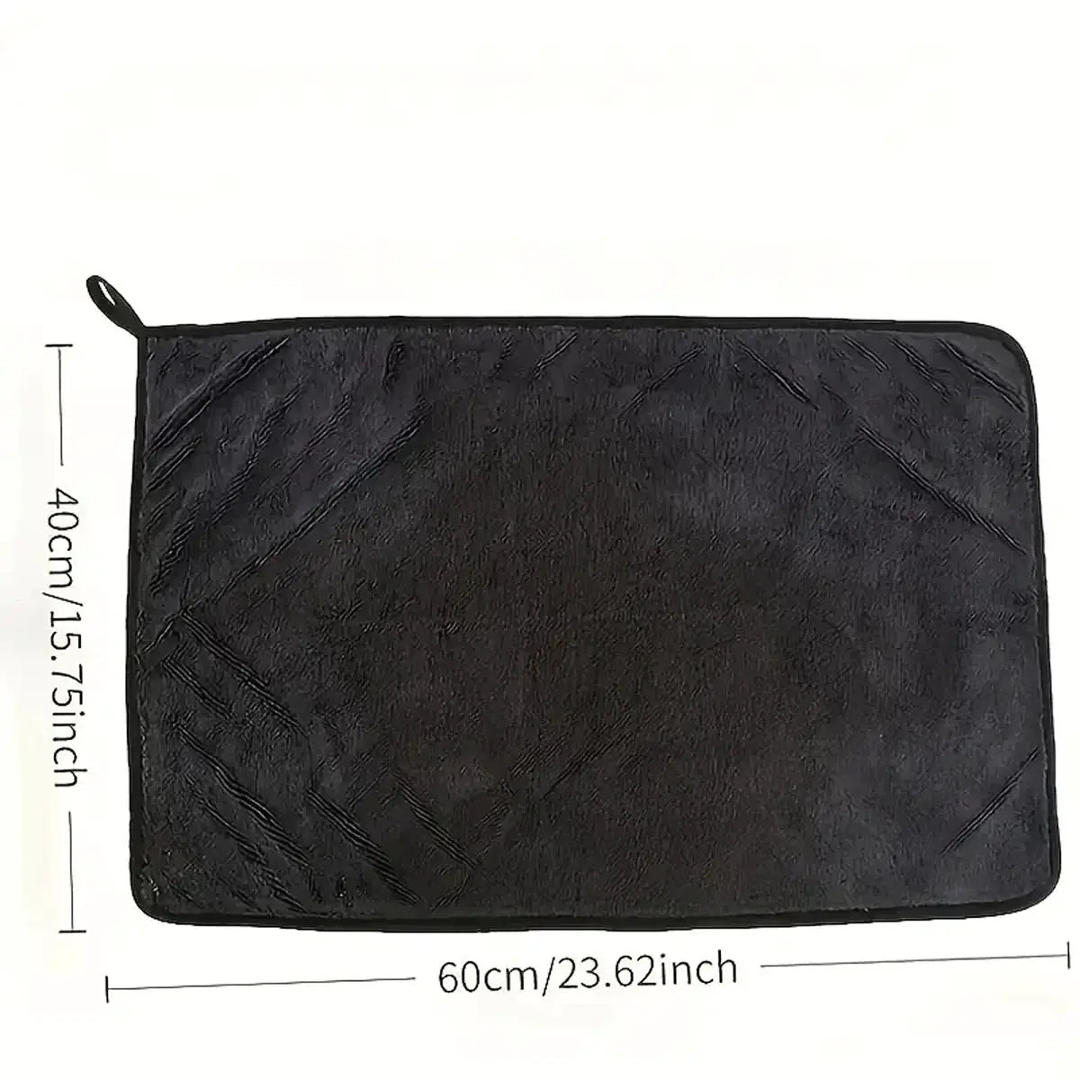 Car Microfiber Towel | Dark Gray | Oversized | 60x90 cm