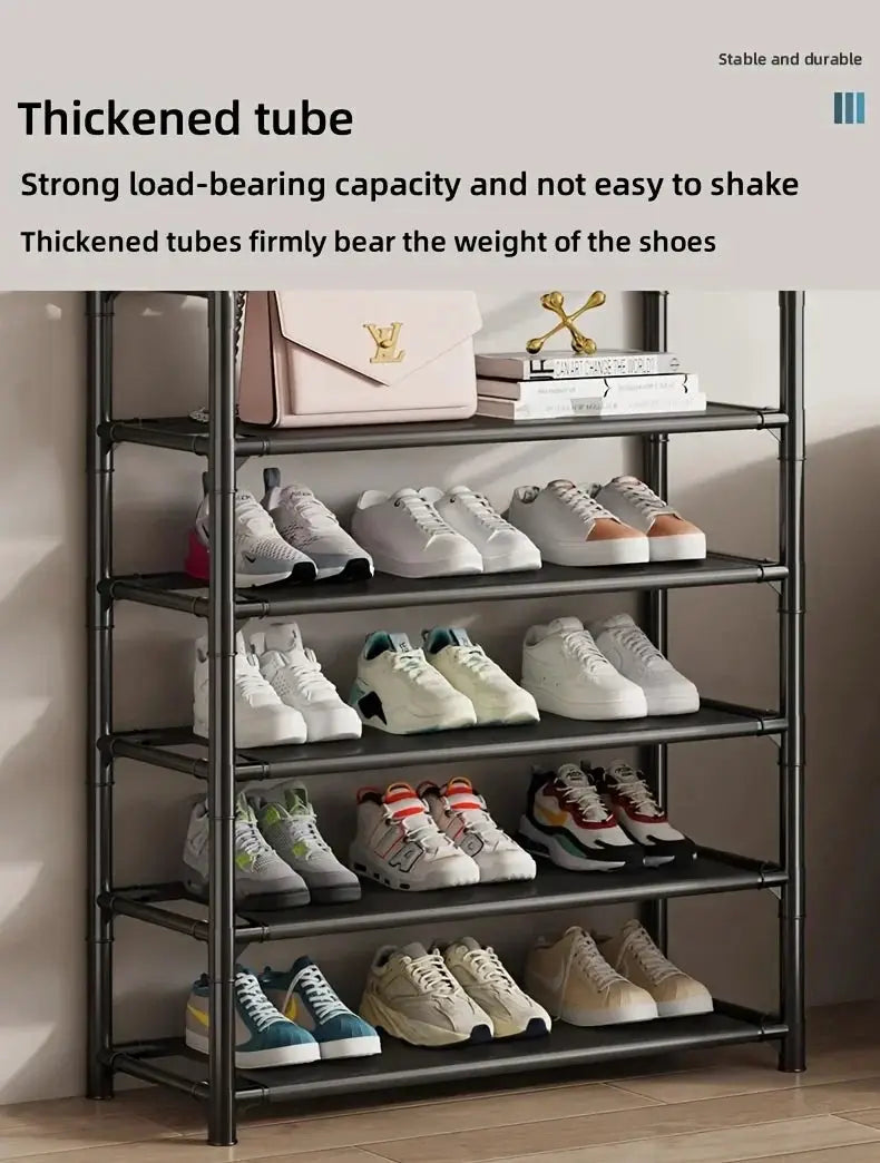Large Capacity Entryway Shoe Rack - Multi-Tier Organizer for Shoes, Boots & Bags, Space Saving Entry Hall Storage Shelf from PriceLows™