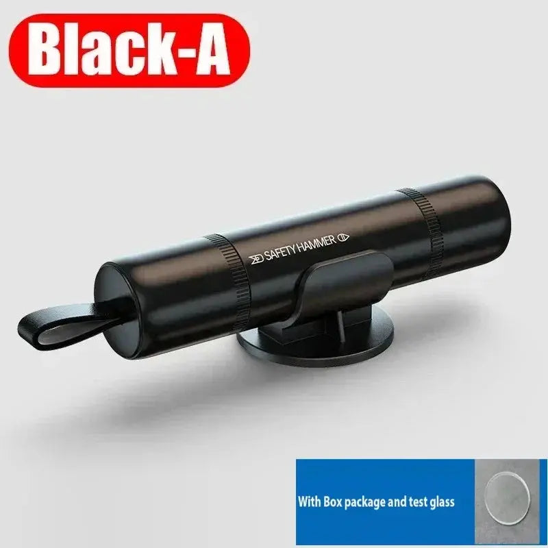 New 2 In 1 Car Safety Hammer Emergency Glass Breaker Cut The Seat Belt High Hardness Tungsten Steel Rescue Tool Auto Accessories from PriceLows™