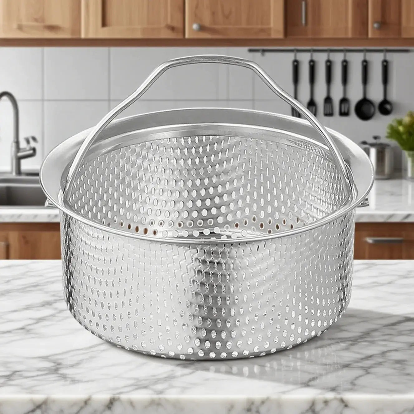 Stainless Steel Steamer Basket | 304 | Instant Pot Compatible | Rice Cooker