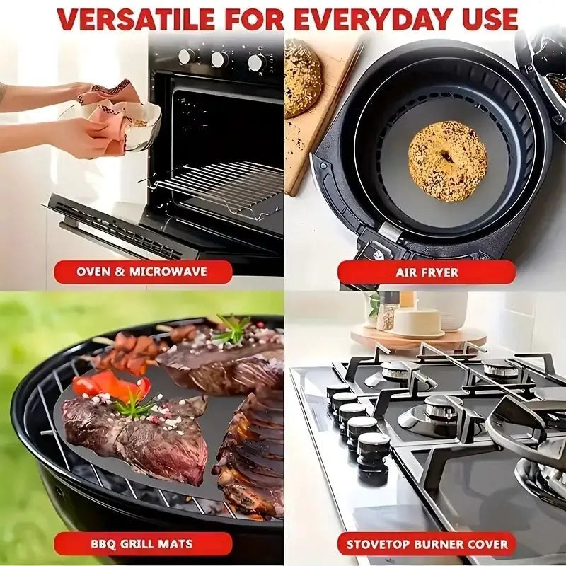 BBQ Grill Mat | Non-Stick | Reusable | Heat Resistant Extra Thick