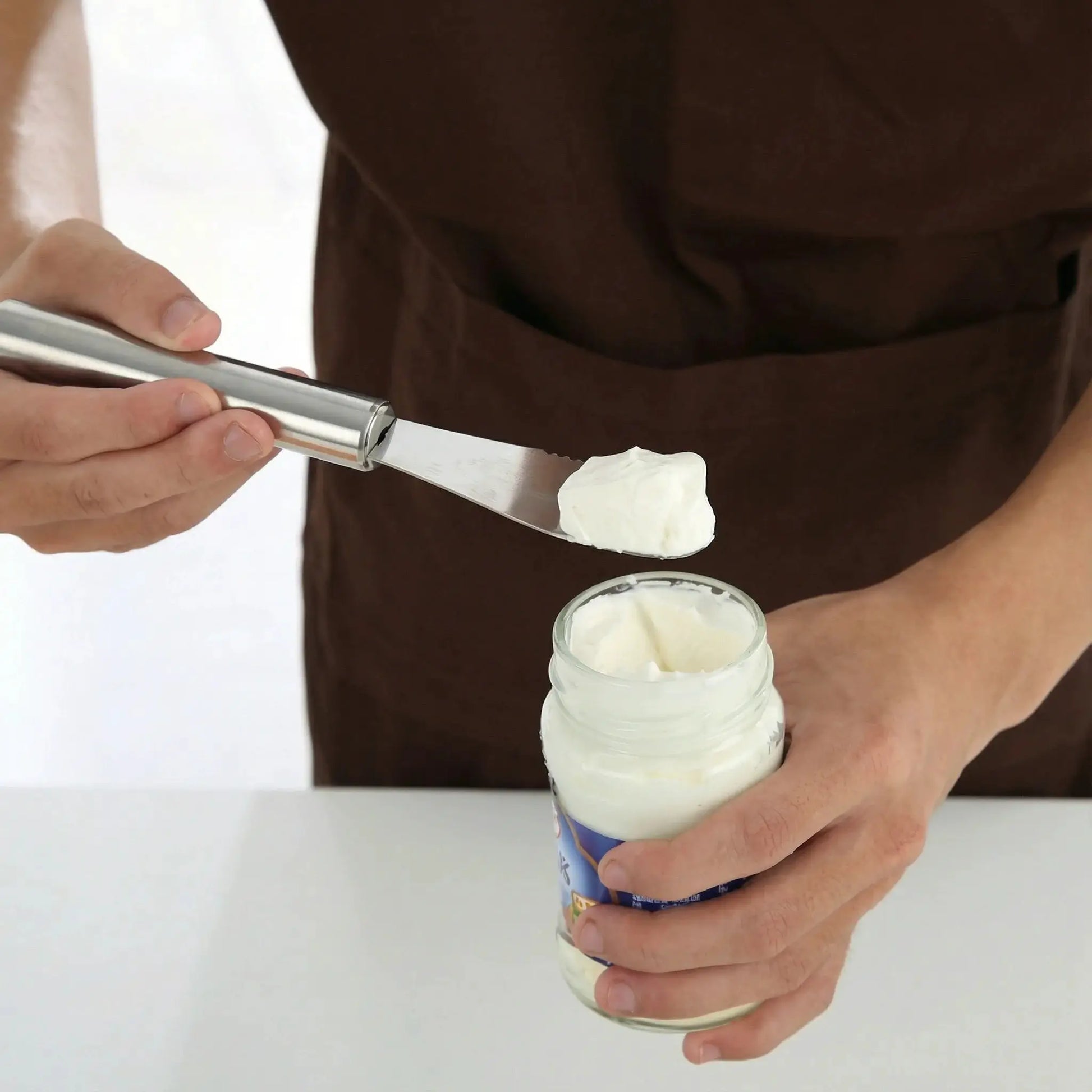 1Pcs Iron Spatula Durable for Cream Butter Jam Batter Mixing Scraping Baking Kitchen Tool from PriceLows™