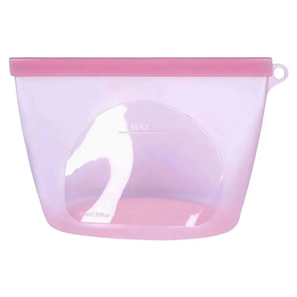 Silicone Food Preservation Bag | Reusable | Zip Lock | Sizes