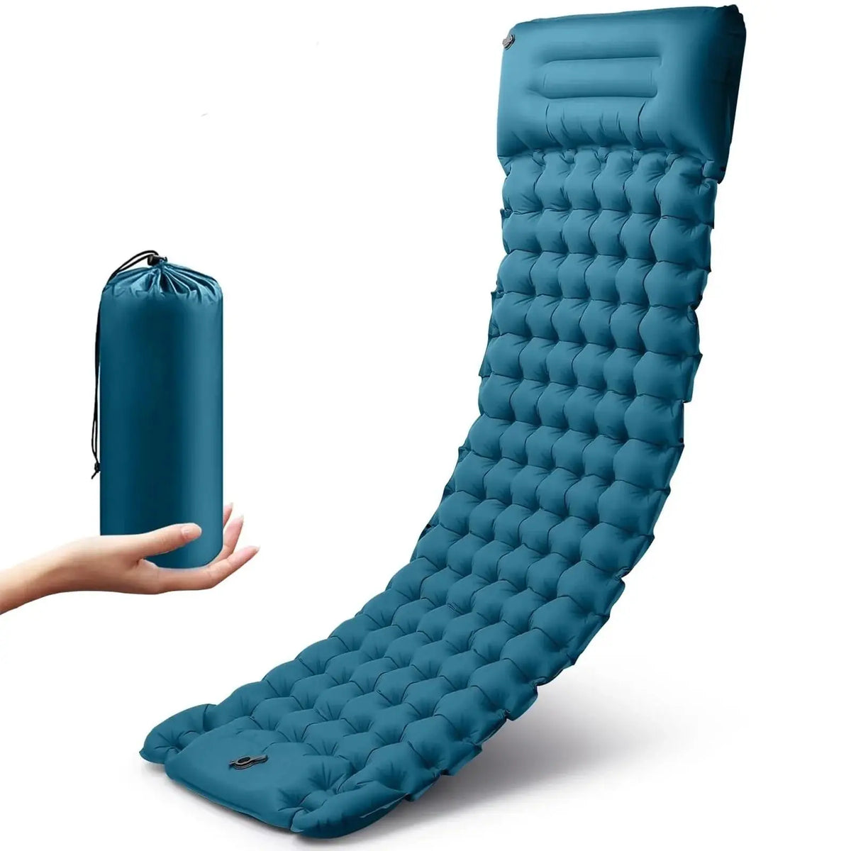 Inflatable Sleeping Pad | 4 Inch Thick | TPU | Quick Inflation