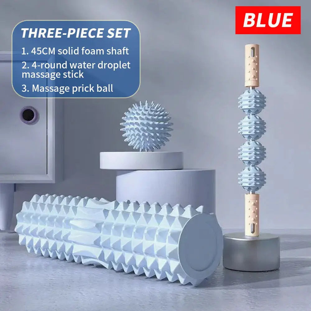 Massage Set | Prick Ball, Roller, Shaft | Abs Material | Multi Size