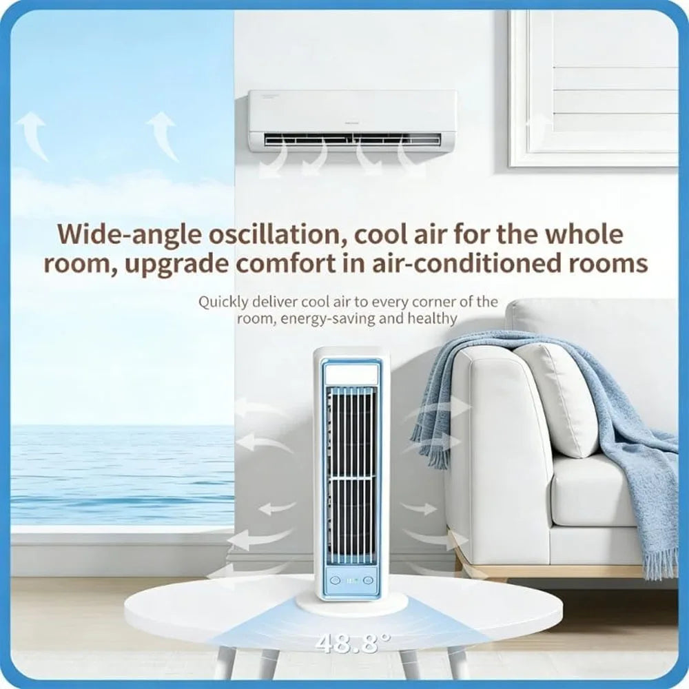Portable Fan | 3600mAh Battery | 0-100 Speeds | One Size