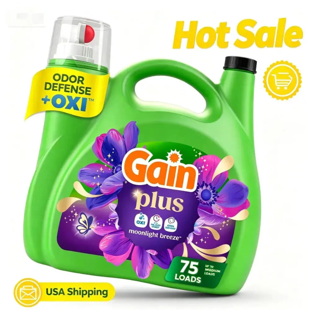 Liquid Laundry Detergent | 99 Oz | 75 Loads | Moonlight Breeze