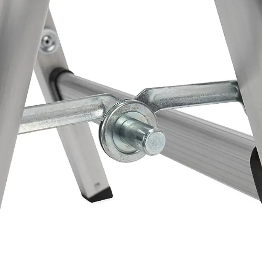 Folding Metal Step Stool - Perfect for Hard to Reach Areas in Kitchens and Closets Great as a Truck Stool Folds for Easy Storag from PriceLows™