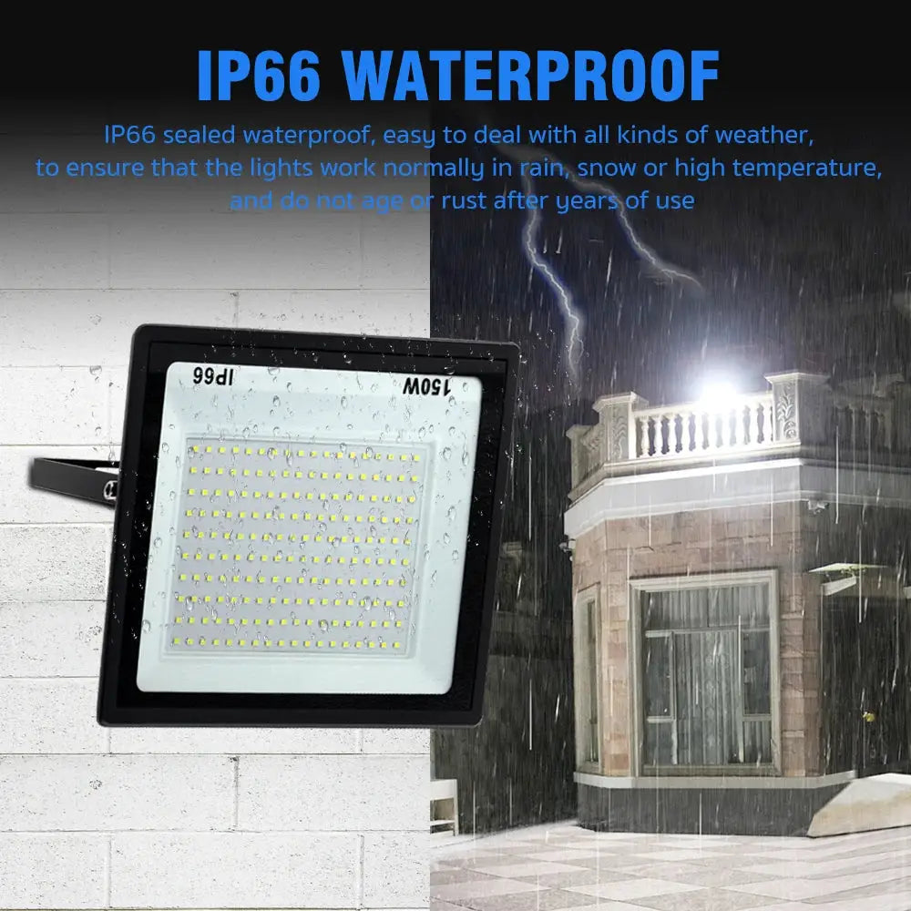 LED Floodlight | IP66 Waterproof | Aluminum Body | 100W To 300W