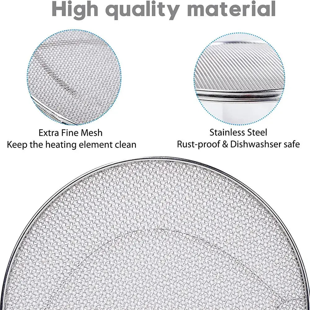 Stainless Steel Splatter Shield | For Ninja Foodi | Fits FG550 | FG550,BG500A