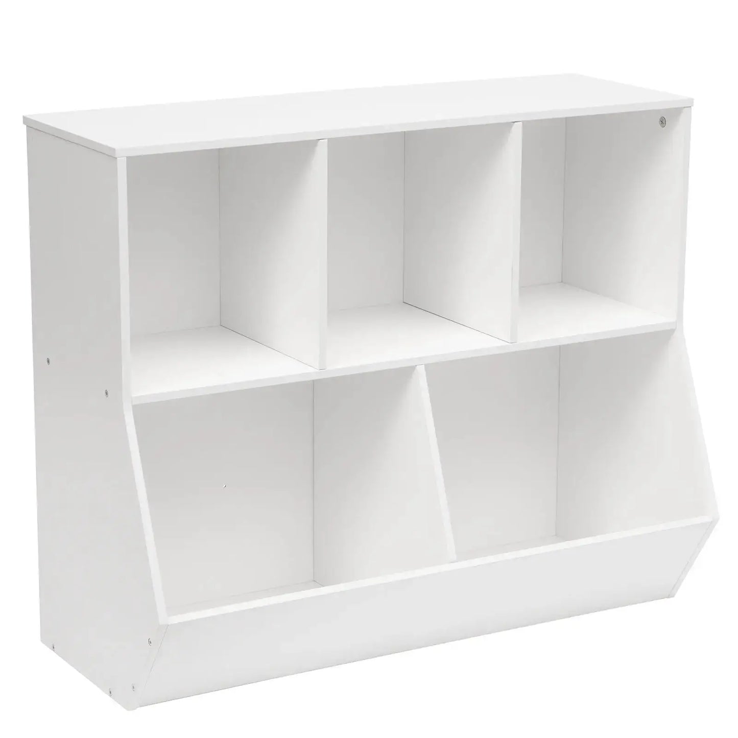 Kids Bookshelf, Bookcase Footboard, Toy Storage Cubby, Children's Toy Shelf, 35.4" L Toy Storage Cabinet Fit for Children's Room from PriceLows™