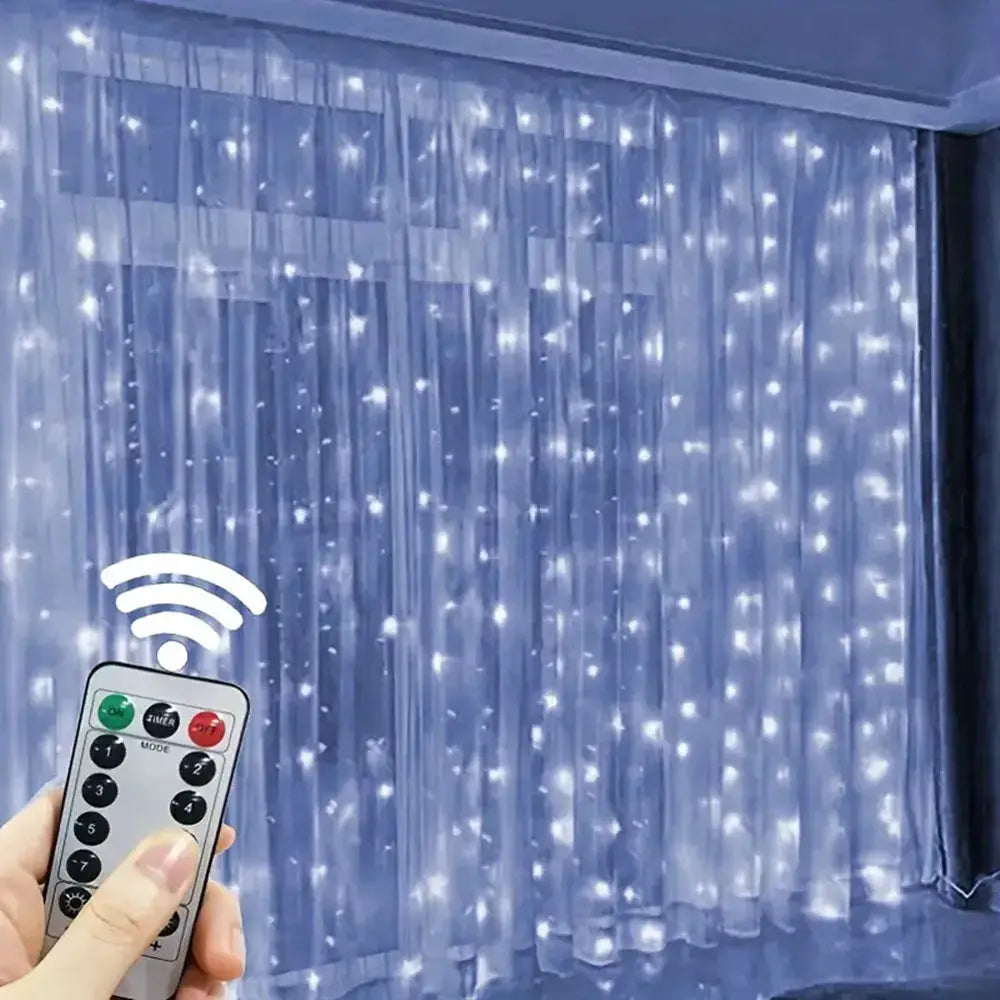 Ramadan Home Decoration 3/6M USB Curtain LED String Lights Fairy Lights EID Mubarak Bedroom Wedding Valentine's Day from PriceLows™