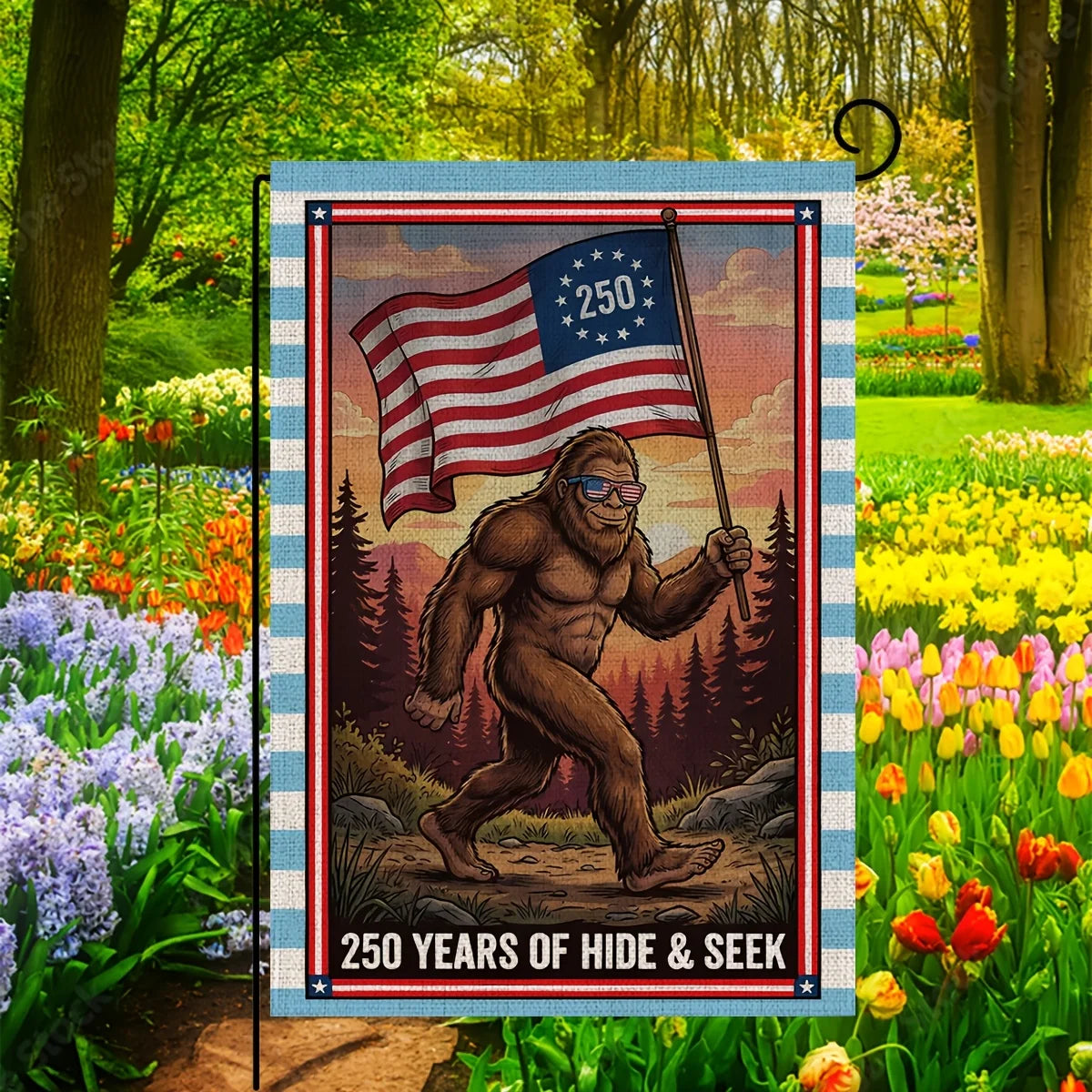 Garden Flag | 12x18 | Double Sided | 250th Anniversary Edition