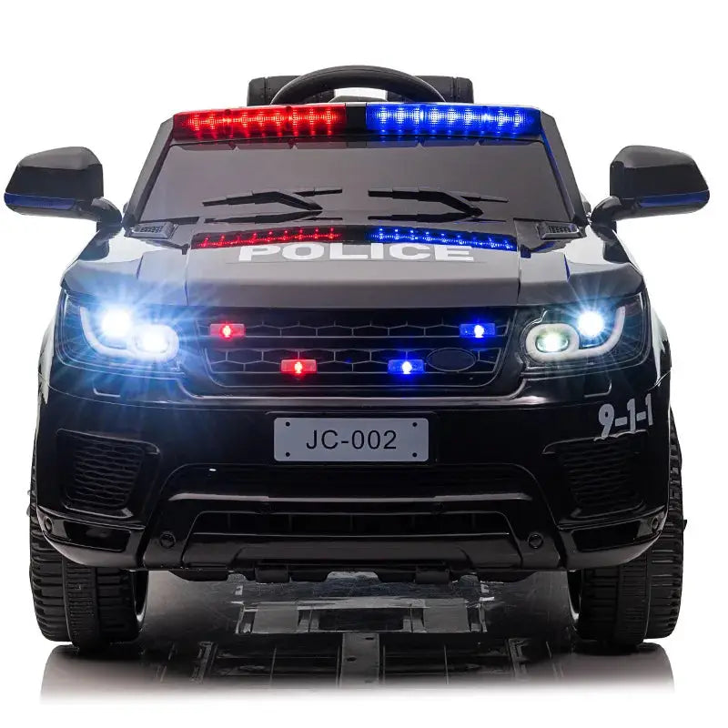 12V Load 30KG Big Size With Remote Control Children's Electric Four-wheel Rechargale Double drive Toy Battery Police Music Car from PriceLows™