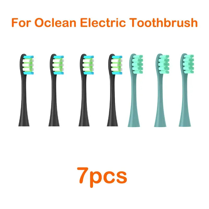 For Oclean Flow/X/ X PRO/ Z1/ F1/ One/ Air 2 /SE Brush Heads Soft DuPont Sonic Toothbrush Vacuum Bristle 7pcs Replacement Heads from PriceLows™