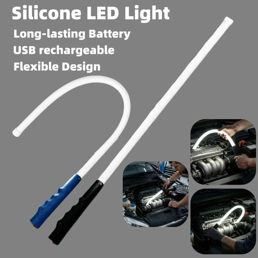 LED Strip Work Light | 360 Degree Foldable | Rechargeable | Auto Repair
