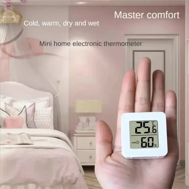 Digital Hygrometer Thermometer Indoor Thermometer Temperature Gauge Mini LCD Weather Station Sensor For Home Room Humidity Meter from PriceLows™