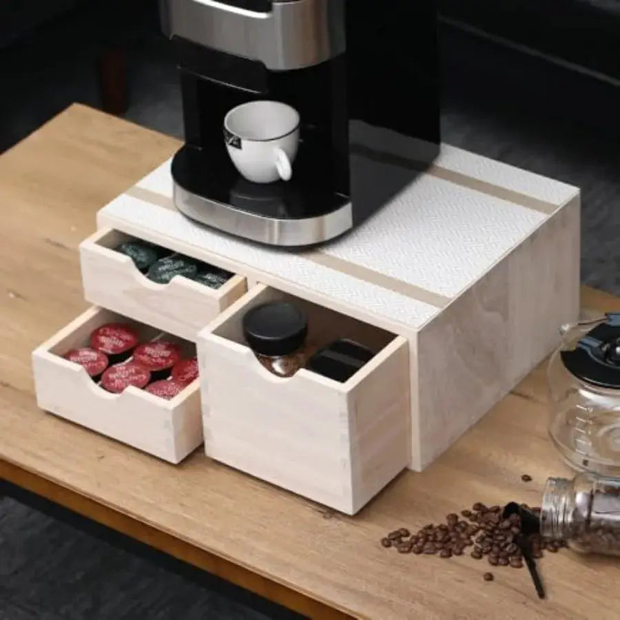 Kitchen Storage Organizer with 3 Drawers for Coffee Brew K Cup/Coffee Pod Holder - Office Organization Drawer for Desk, Multi-P from PriceLows™