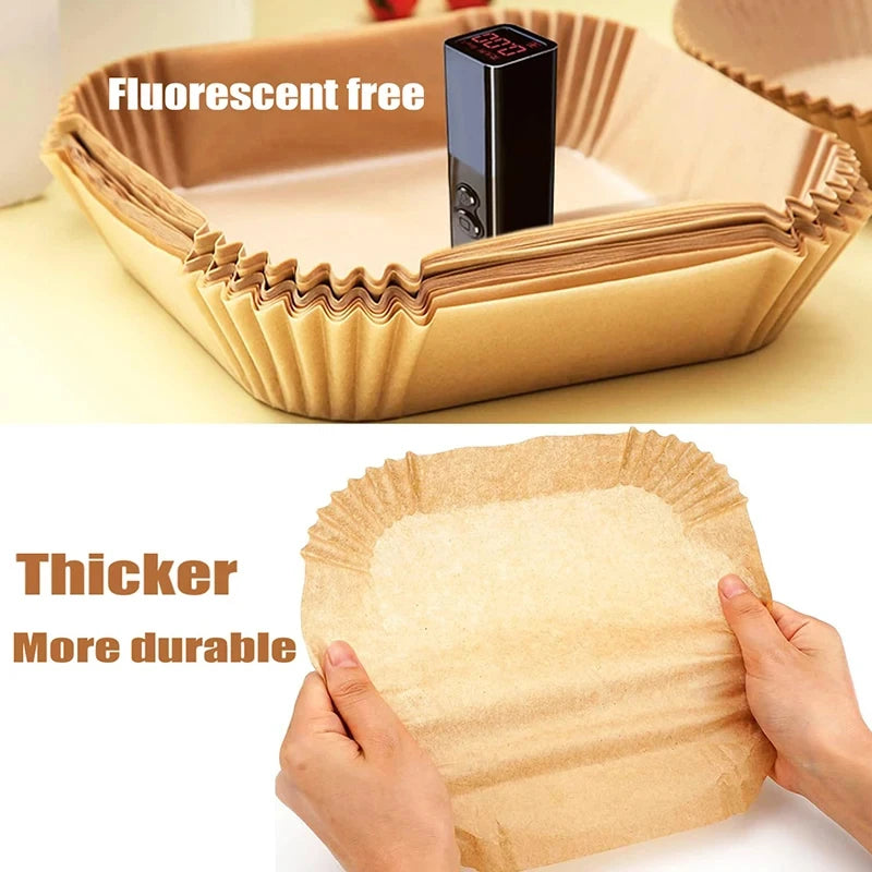 Air Fryer Liner | Compatible With Cosori Ninja Square Round | Parchment Paper