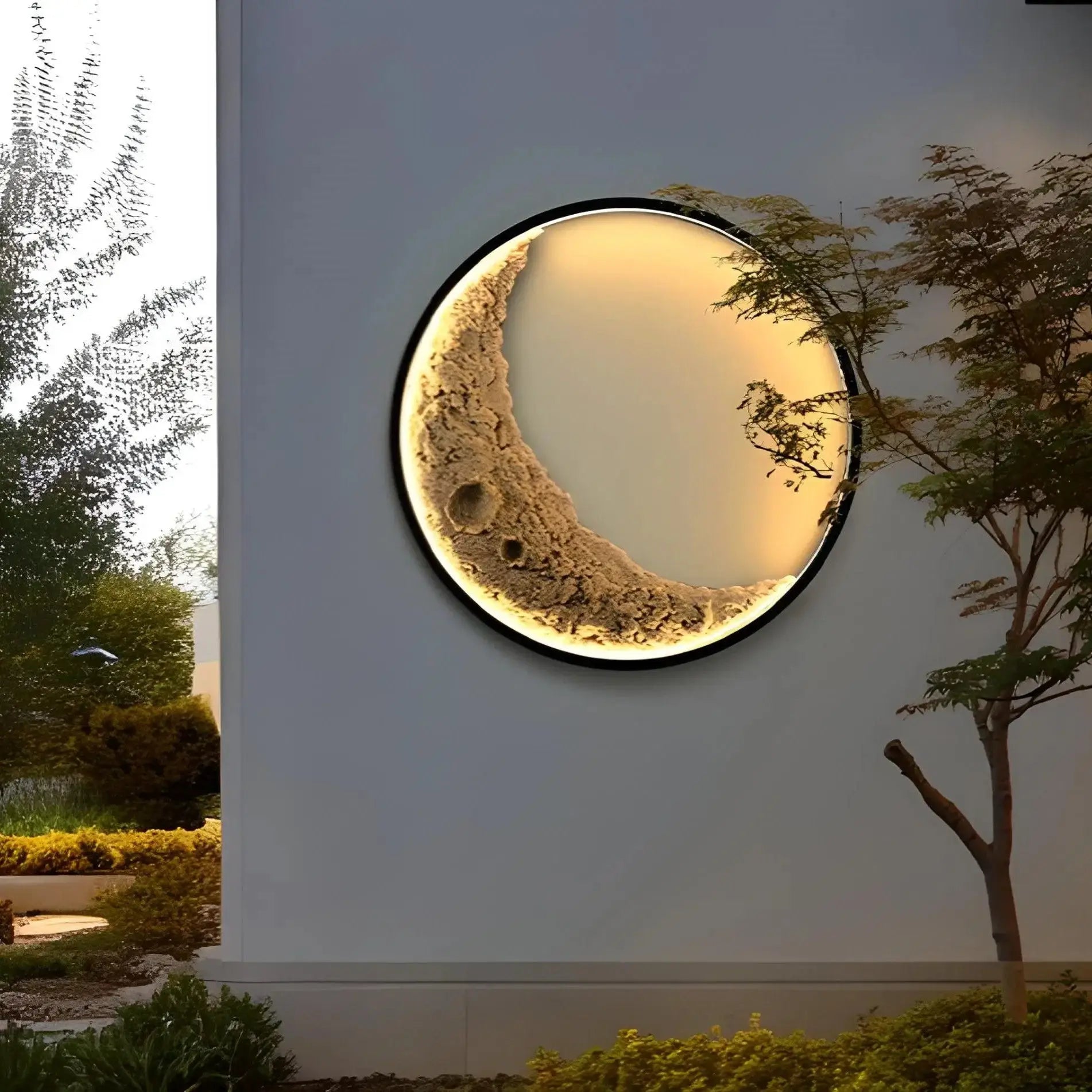 3D Moon Wall Lamp Indoor and Outdoor Lighting for Living Room Bedroom Decoration from PriceLows™