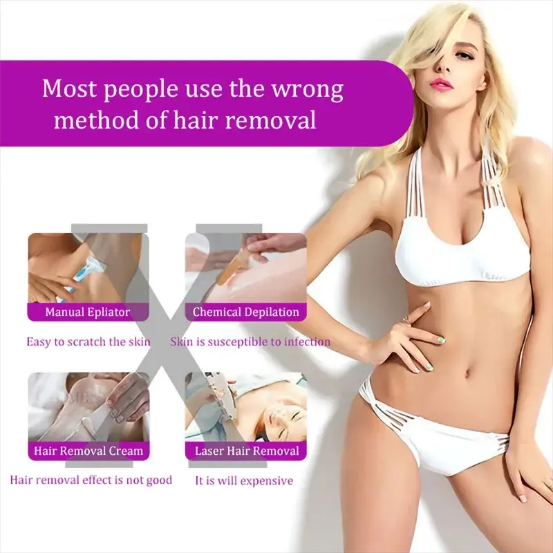 Women Electric Shaver | Rechargeable Body Trimmer | Bikini Face Leg Hair