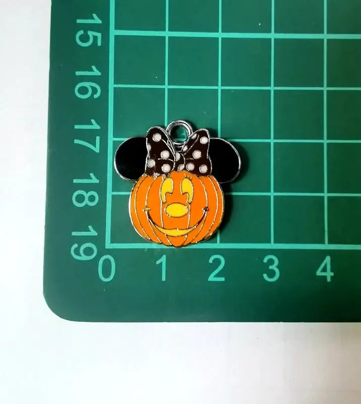 Halloween Pendant Charms | Metal Design | Cartoon Pattern | 10 Piece Set