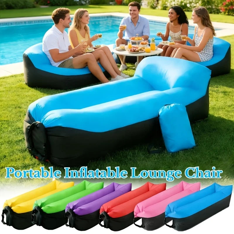 Inflatable Headrest Sofa | One Person Capacity | Portable With Bag