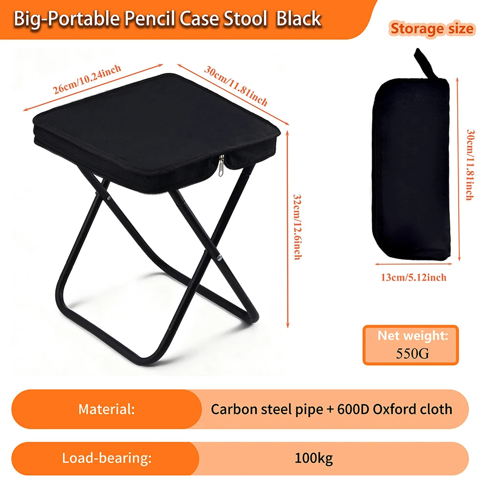 Camping Folding Chair | Lightweight | Carbon Steel Frame | One Size