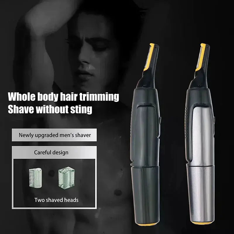 Ultra Thin Electric Nose Hair Trimmer For Men Mini Portable Waterproof Ear Nose Hair Trimmer Safe Cleaning Precision Shaver from PriceLows™