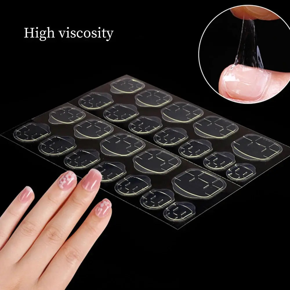 1200/600PCS Double Sided Waterproof Breathable Fake Nail Art Glue Stickers Jelly Adhesive Tabs Manicure False Tips Accessory from PriceLows™