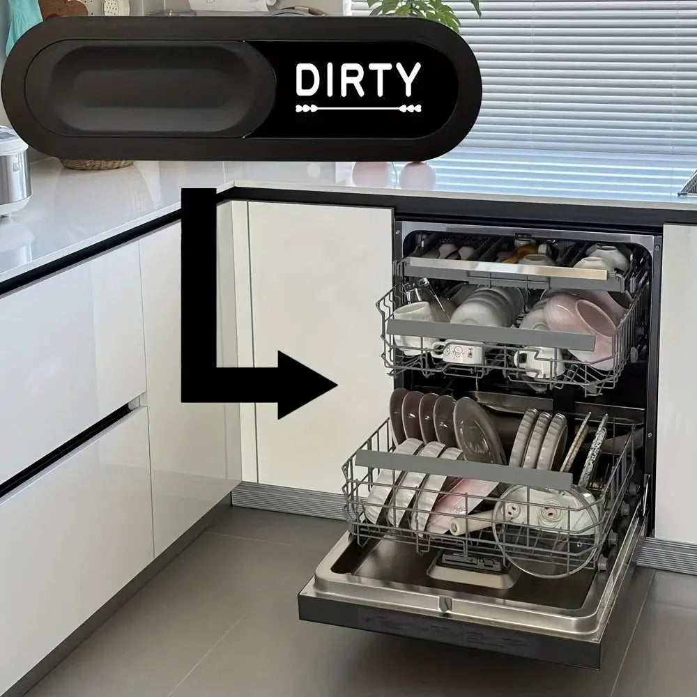 Dishwasher Status Magnet | Clean Dirty Sign | Reusable Kitchen Magnet | One Size