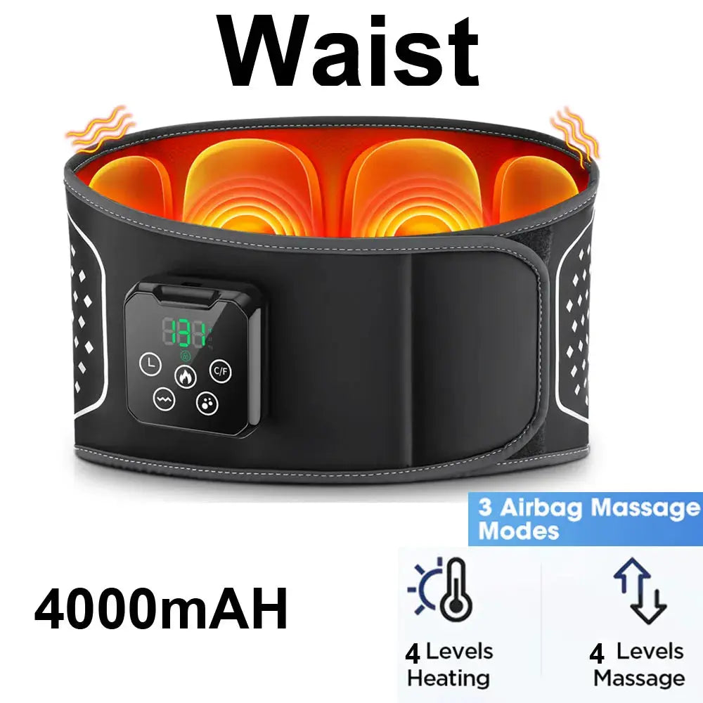 Heated Lumbar Brace | Electric Massager | Office Support | One Size