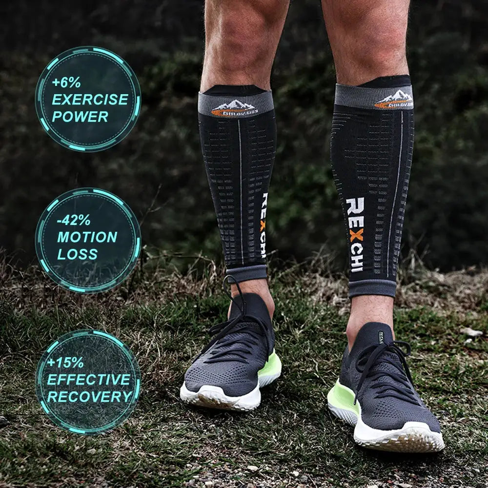 Men Women Calf Compression Sleeve | Leg Support Brace | Pain Relief Shin Splint
