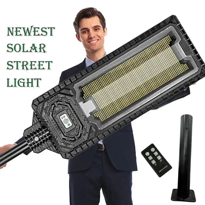 9000mah High Power Solar Light Outdoor 1478 LED Solar Street Light Dusk to Dawn Waterproof For Garage Garden Terrace Wall Lamp from PriceLows™
