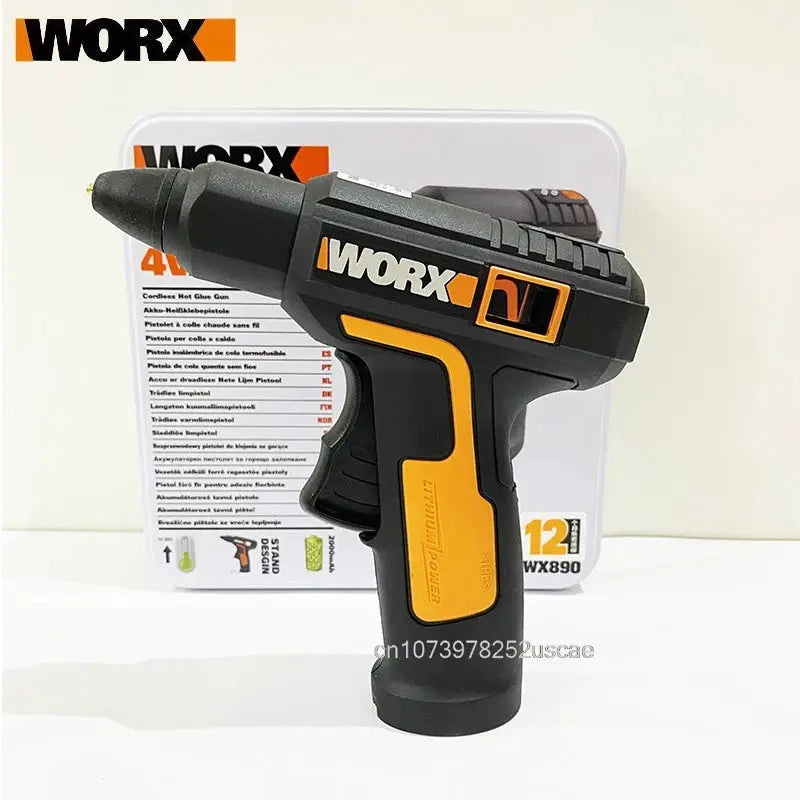 Worx WX890 Hot Melt Glue Gun DIY Mini Household Industrial Guns Heat Temperature Electric Repair Tool with 5Pcs Glue Sticks from PriceLows™