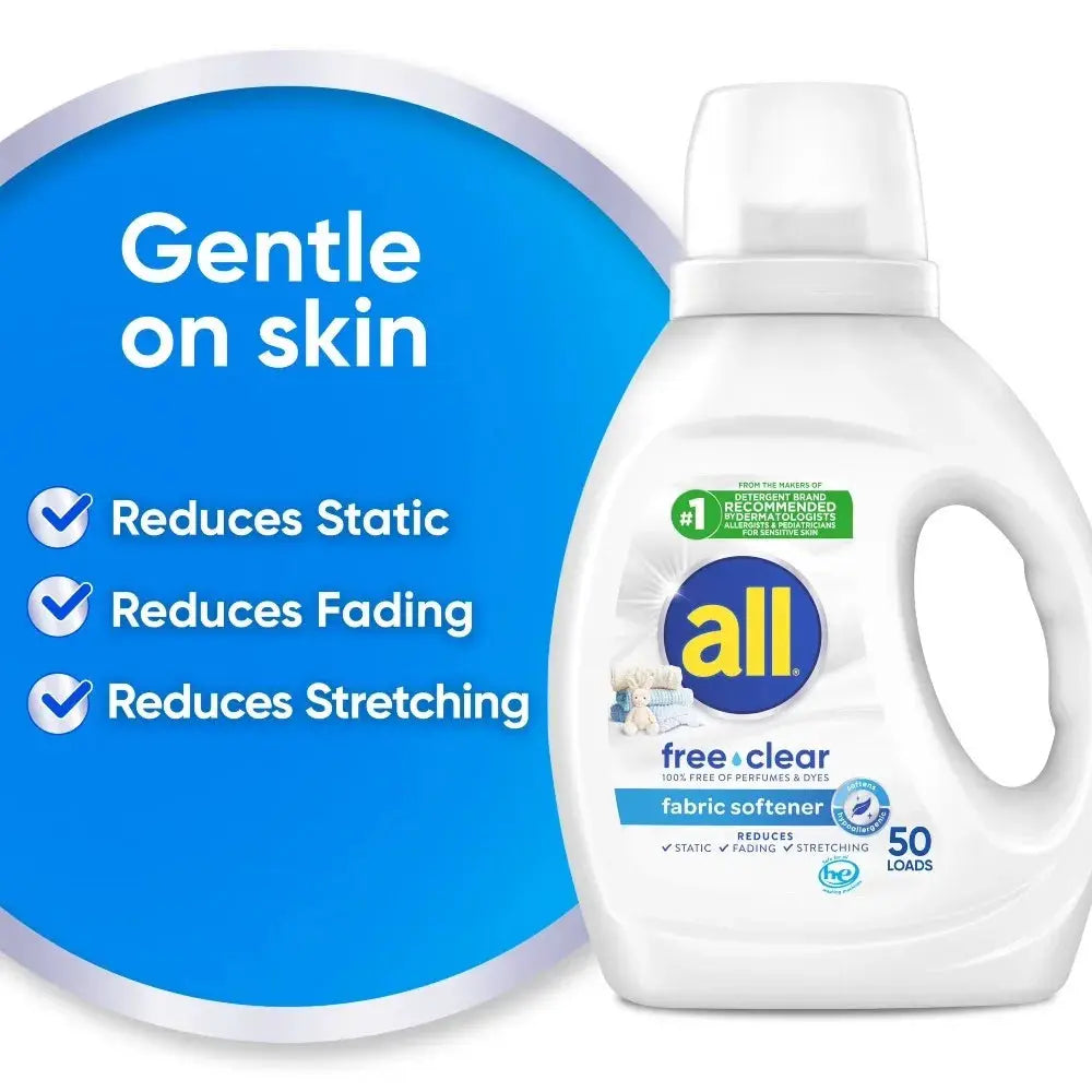 Fabric Softener Liquid | Fragrance Free | Sensitive Skin | Hypoallergenic