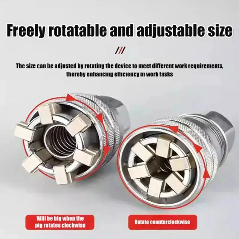 Universal Adjustable Socket Set Hex Wrench Kit for Various Size Nuts Bolts Multi-function Ratchet Handle Tool for Home Repair from PriceLows™