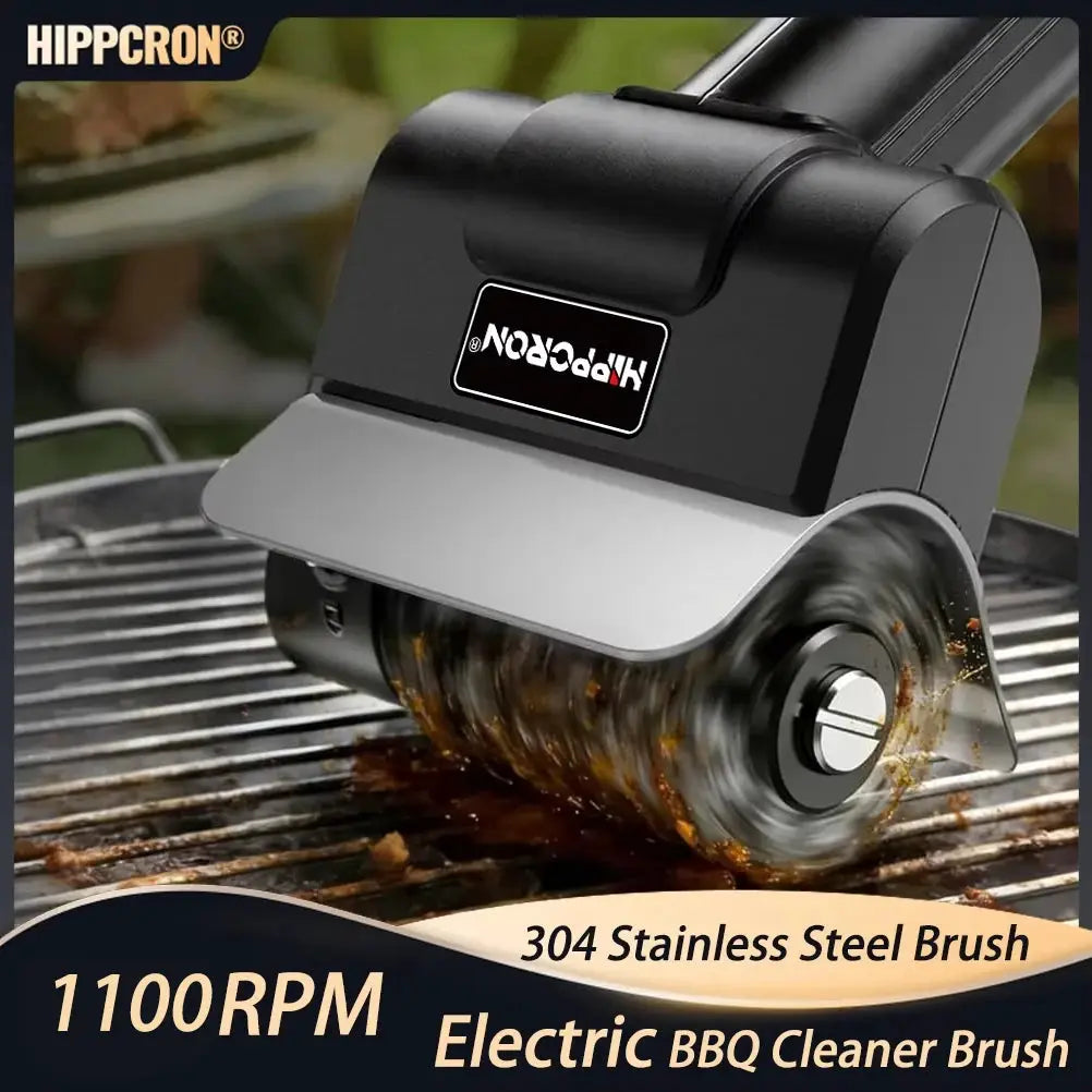 Electric BBQ Grill Cleaner Brush | 304 Stainless Steel | Type C Charging