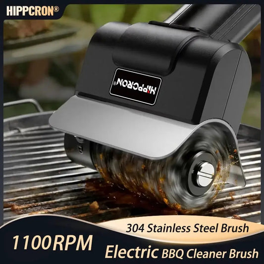 Electric BBQ Grill Cleaner Brush | 304 Stainless Steel | Type C Charging